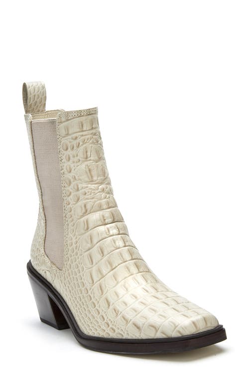 Matisse Ellis Bootie in Bone Croc