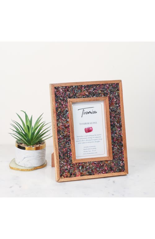 Tiramisu Gemstone Picture Frame In Pink Multi