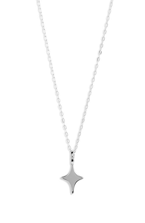 Miranda Frye Sophie Starburst Pendant Necklace In Silver