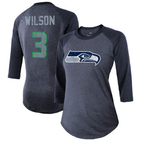 Men's NFL Pro Line by Fanatics Branded Russell Wilson College Navy