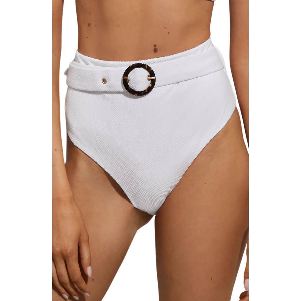 REISS REISS DANIELLE BELTED HIGH WAIST BIKINI BOTTOMS