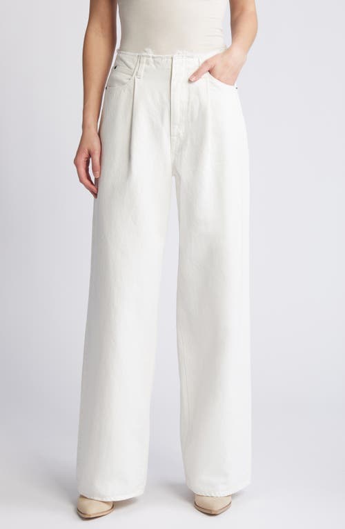 Taylor High Waist Wide Leg Jeans in White