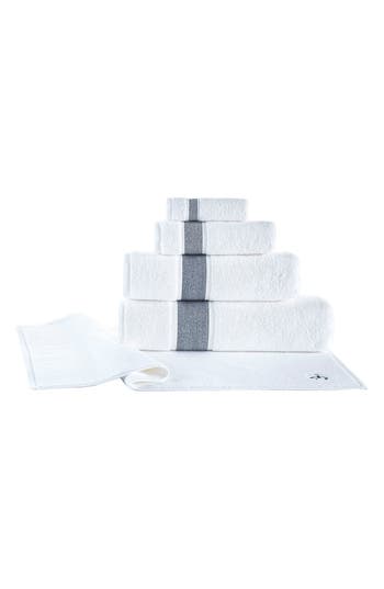 Brooks Brothers Ottoman Rolls 2-pack Turkish Cotton Hand Towels In White