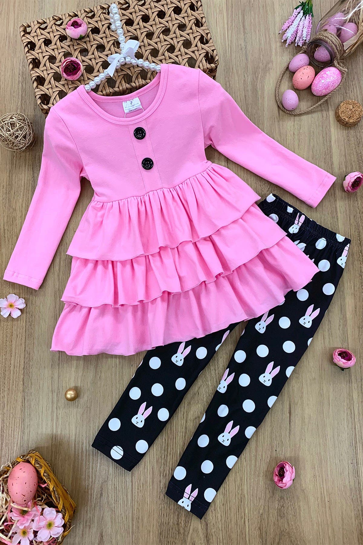 baby polka dot leggings