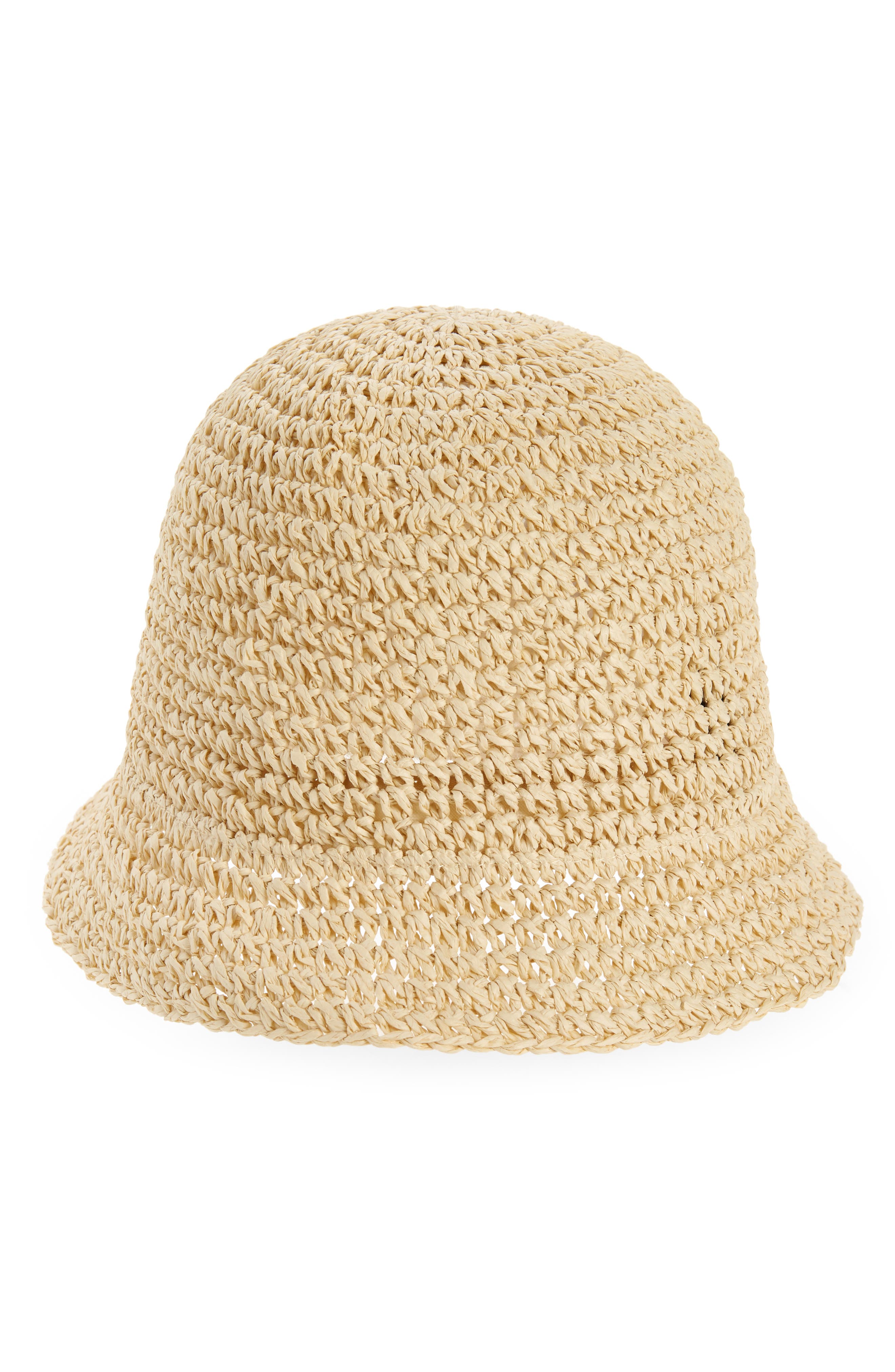 gucci straw bucket hat