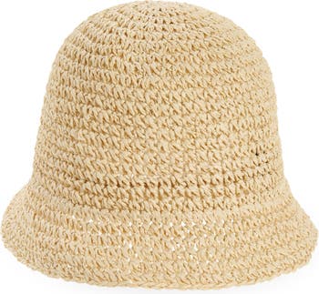 Straw Bucket Hat