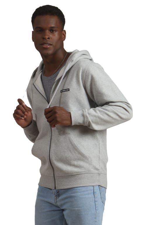 Shop Members Only Brooklyn Zip-up Hoodie In Grey