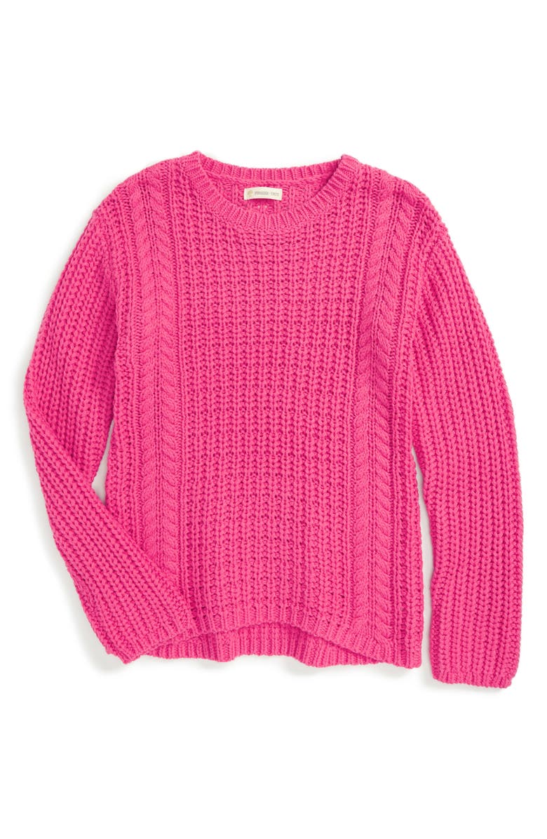 Tucker + Tate Cable Knit Sweater (Big Girls) | Nordstrom