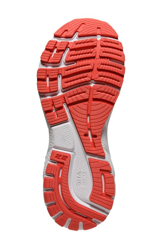 Brooks Adrenaline Gts 22 Sneaker In Coral/latigo Bay/white ModeSens