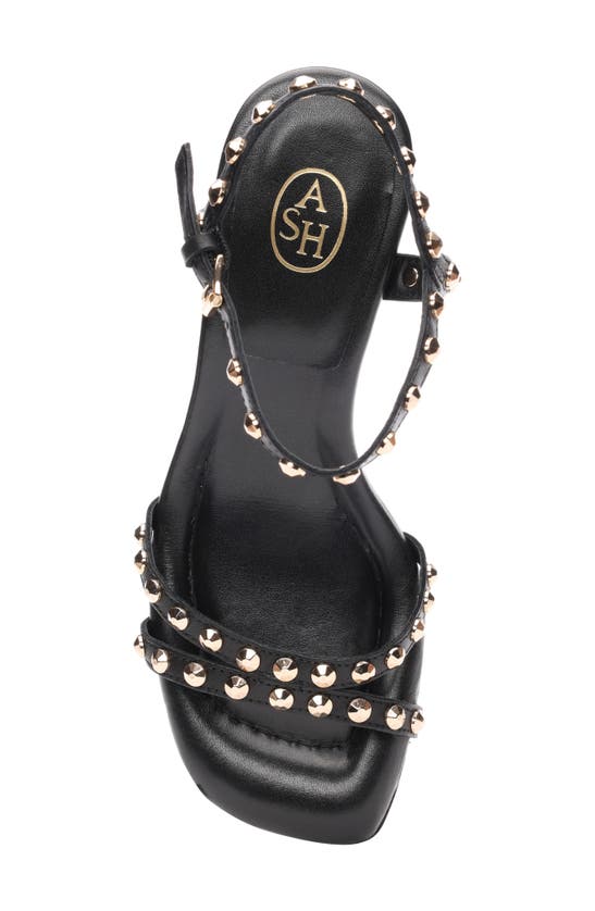 Shop Ash Jody Ankle Strap Sandal In Black