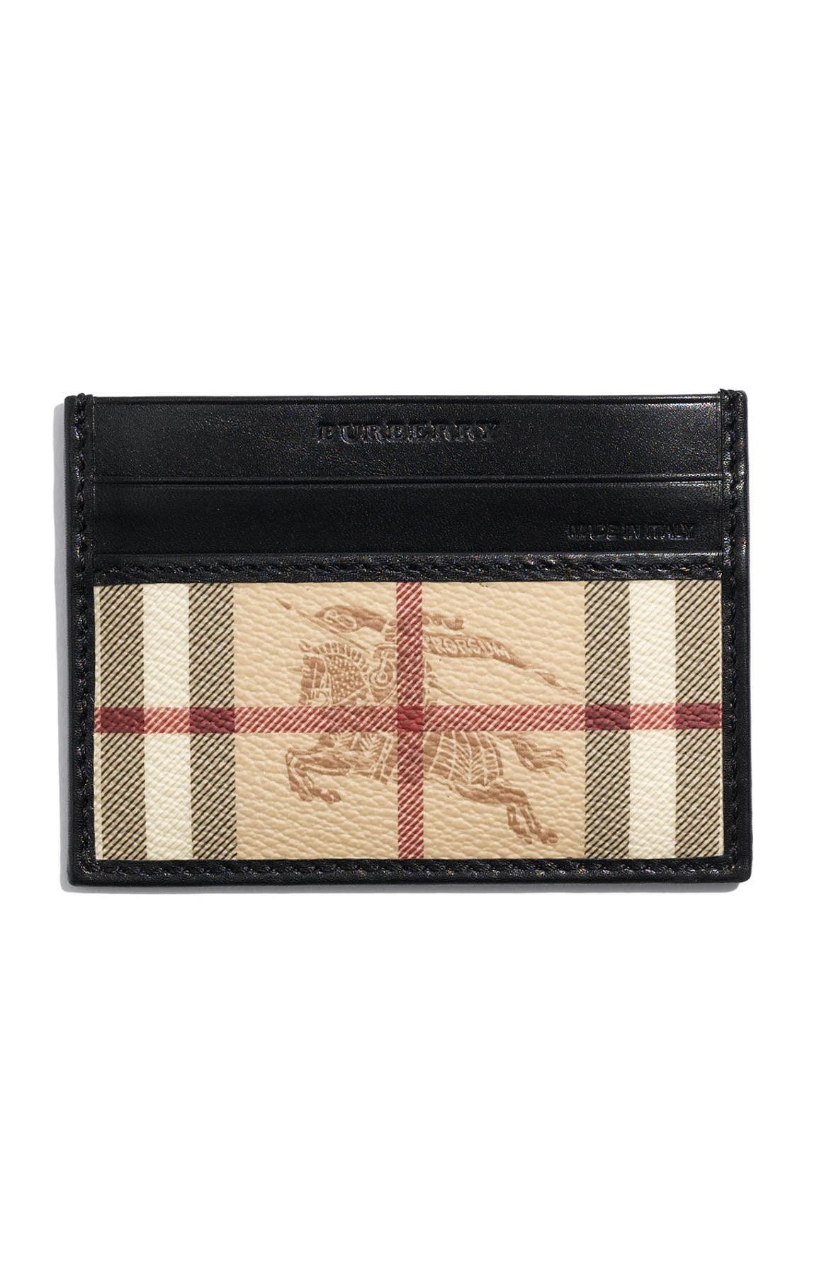 Burberry Check Print Card Case | Nordstrom