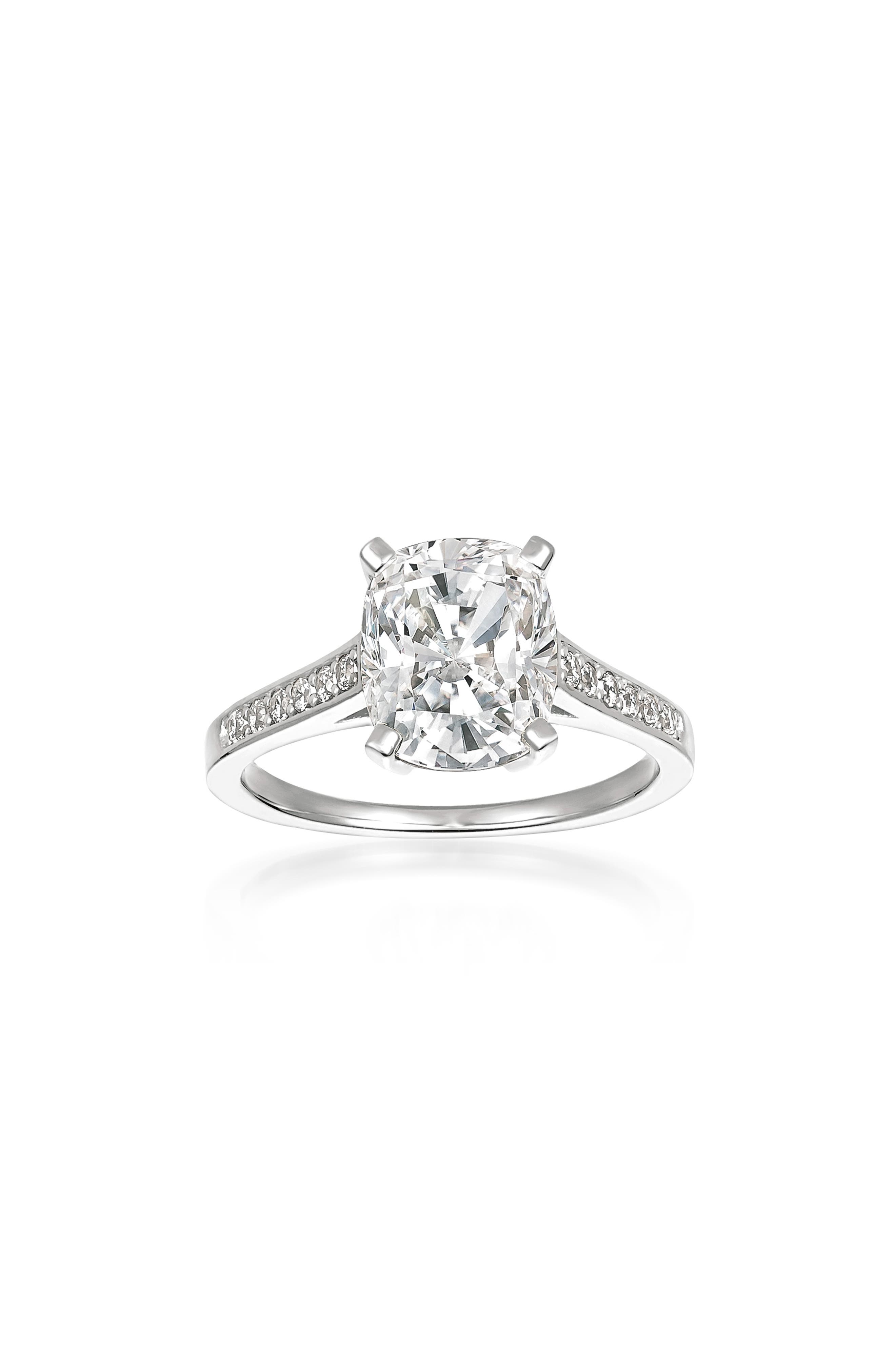 best cubic zirconia rings white gold