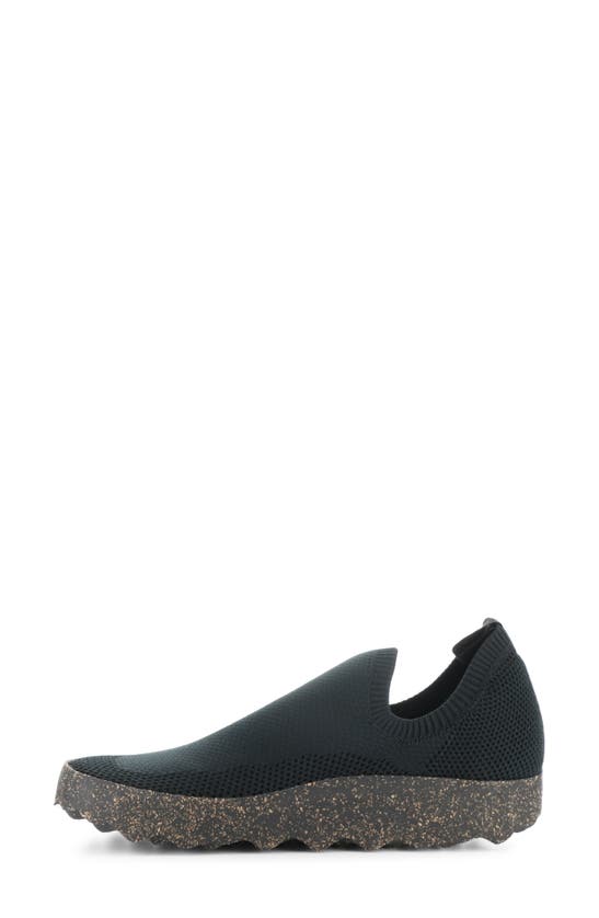 Shop Asportuguesas By Fly London Clip Slip-on Sneaker In Black Recycled Knit