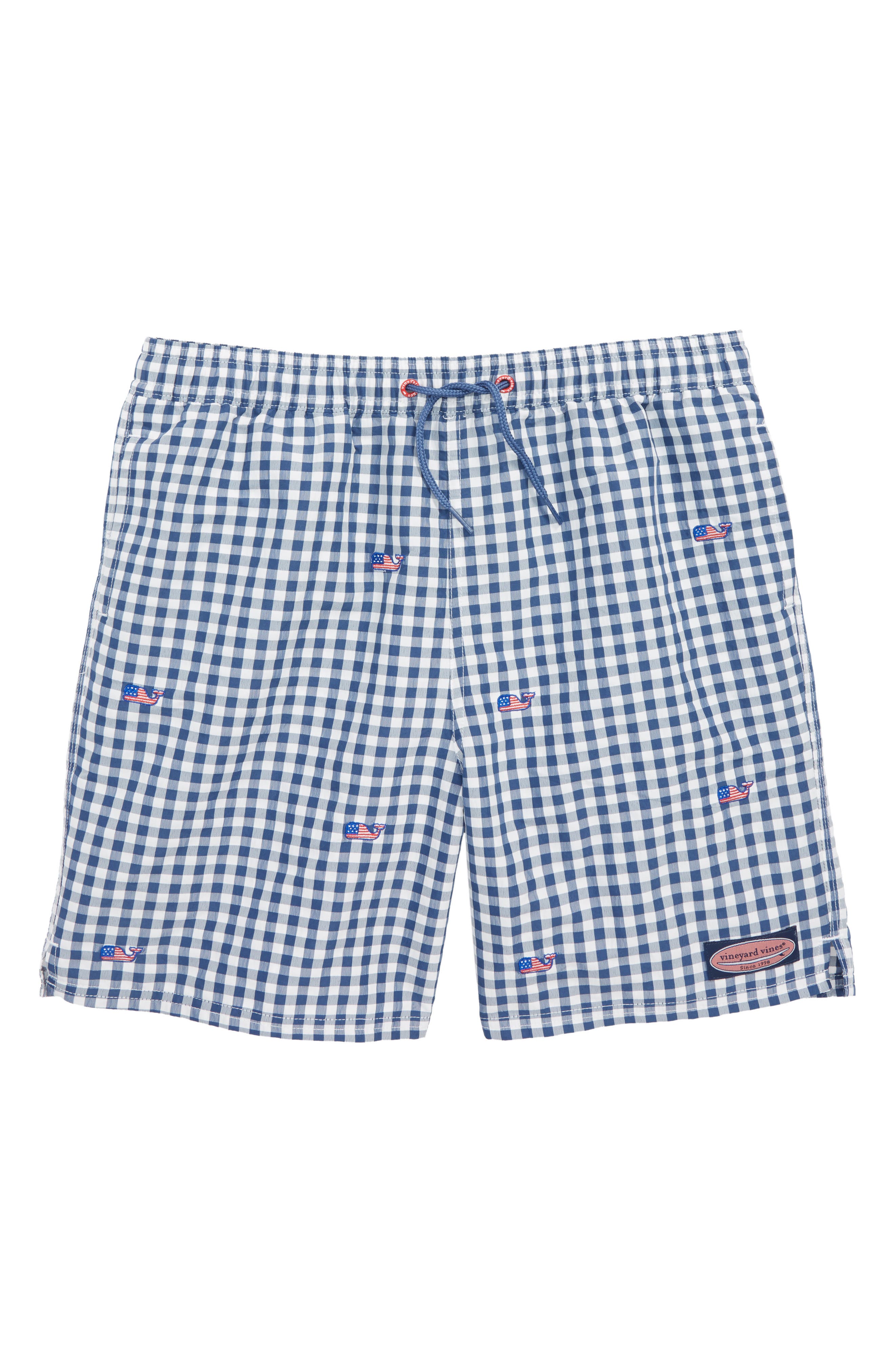 vineyard vines american flag swim trunks