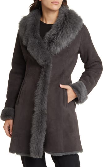 Sancy Genuine Shearling Coat