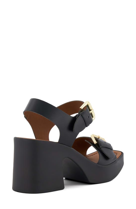 Dune London Jenies Platform Sandal In Black