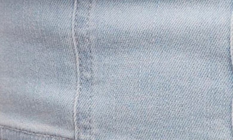 Free People Women's Sally Denim Corset Top In Daylight Sky Combo
