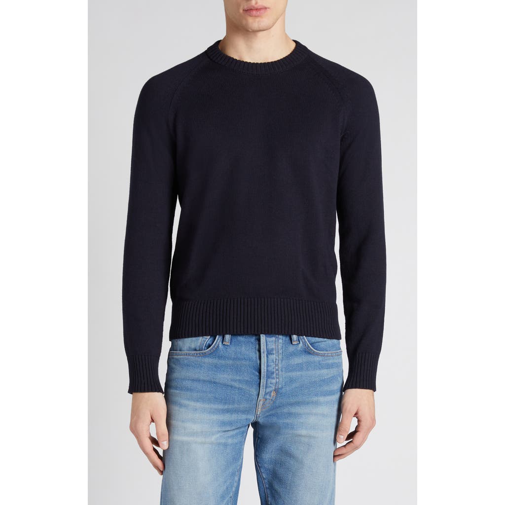 Tom Ford Alpaca Blend Is Crew Neck Sweater Clothing In Blue
