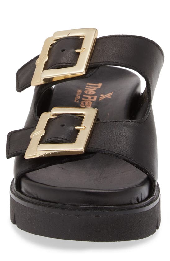 Shop The Flexx Anastasia Buckle Sandal In Black