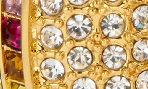 KURT GEIGER KURT GEIGER LONDON CRYSTAL PAVÉ DOME DROP EARRINGS