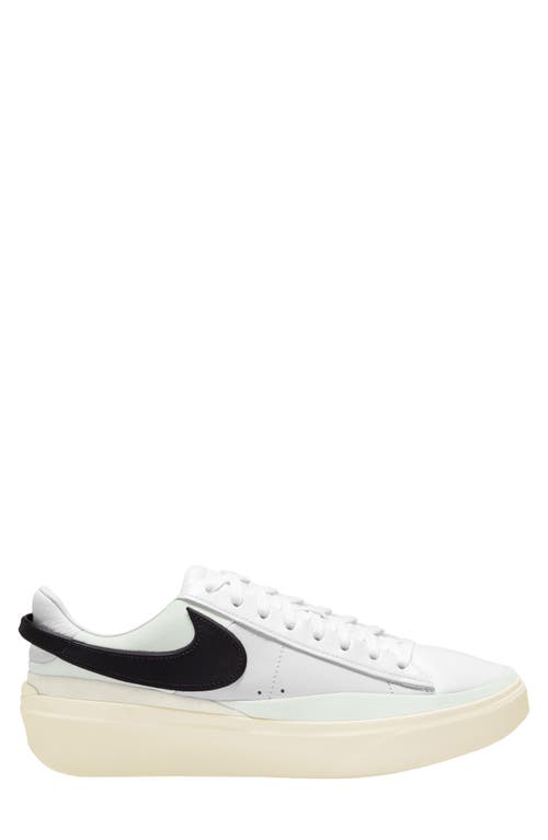 Shop Nike Blazer Phantom Low Sneaker In White/black/white