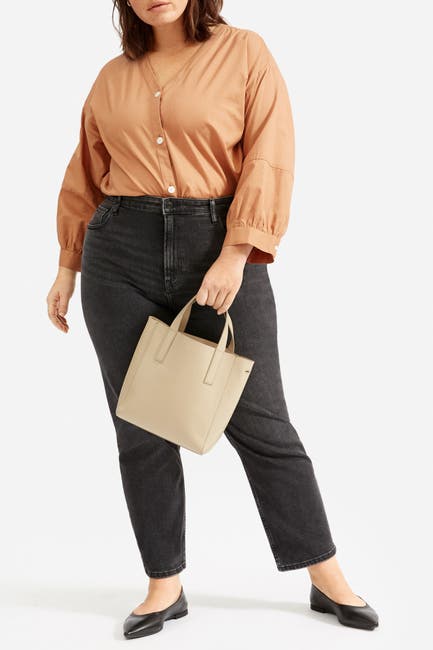 Image of EVERLANE The Silky Cotton Silky Lantern Top