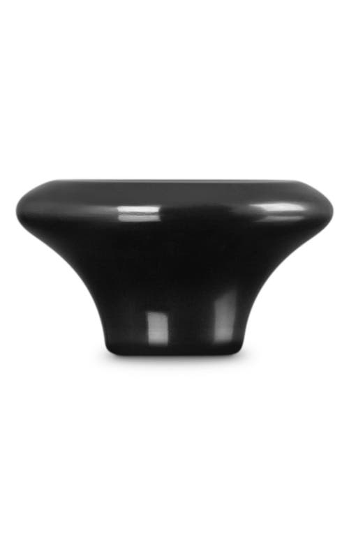 Le Creuset 2.25-inch Nickel Knob In Black