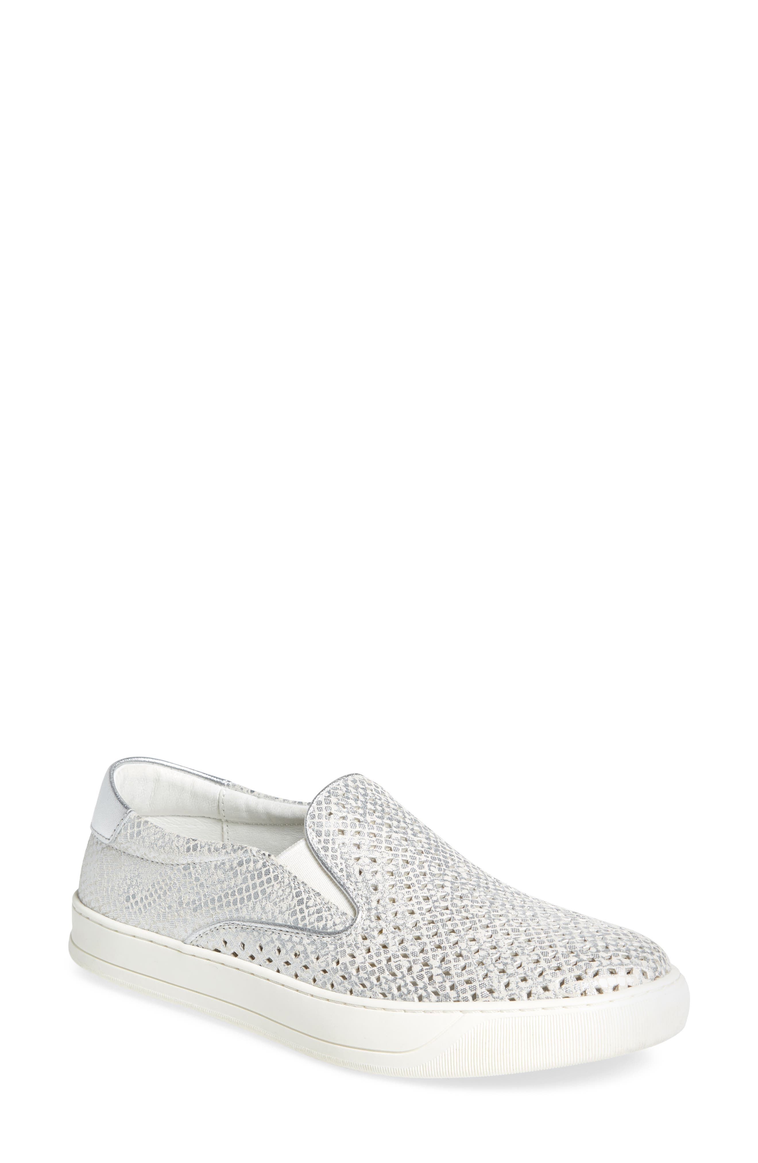 Johnston & Murphy Elaine Slip-On Sneaker- Metallic
