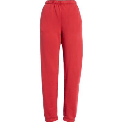 Entireworld French Terry Sweatpants, Red (Nordstrom Exclusive)