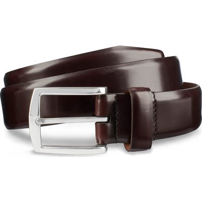 Allen Edmonds Midland Ave. Leather Belt, Mahogany