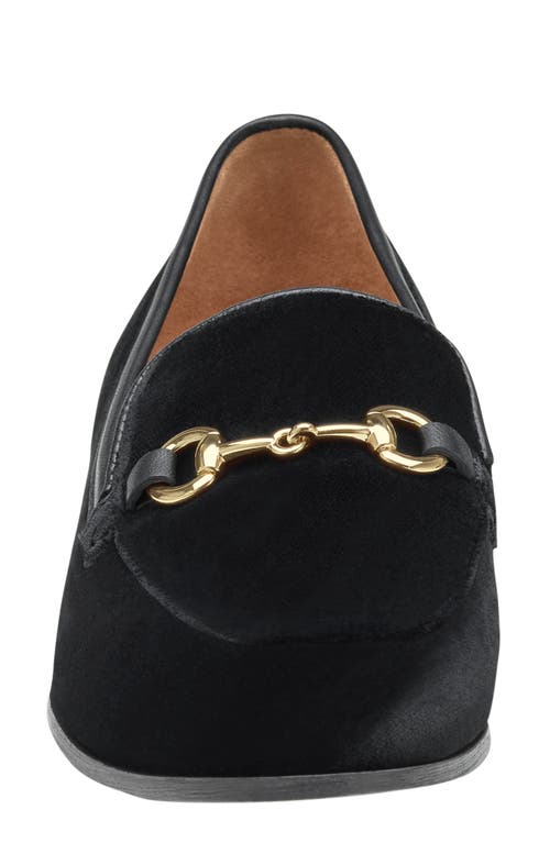 Shop Johnston & Murphy Ali Bit Loafer In Black Velvet