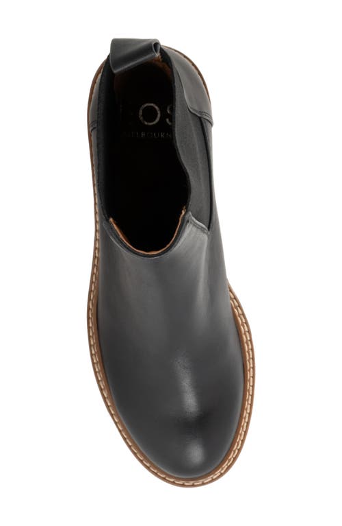 Eos Footwear Linear Chelsea Boot In Black