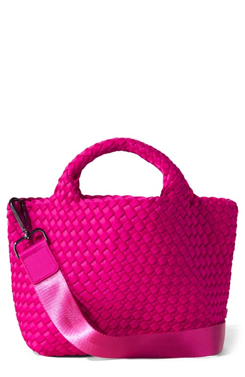 Naghedi St. Barths Woven Mini Tote In Miami Pink
