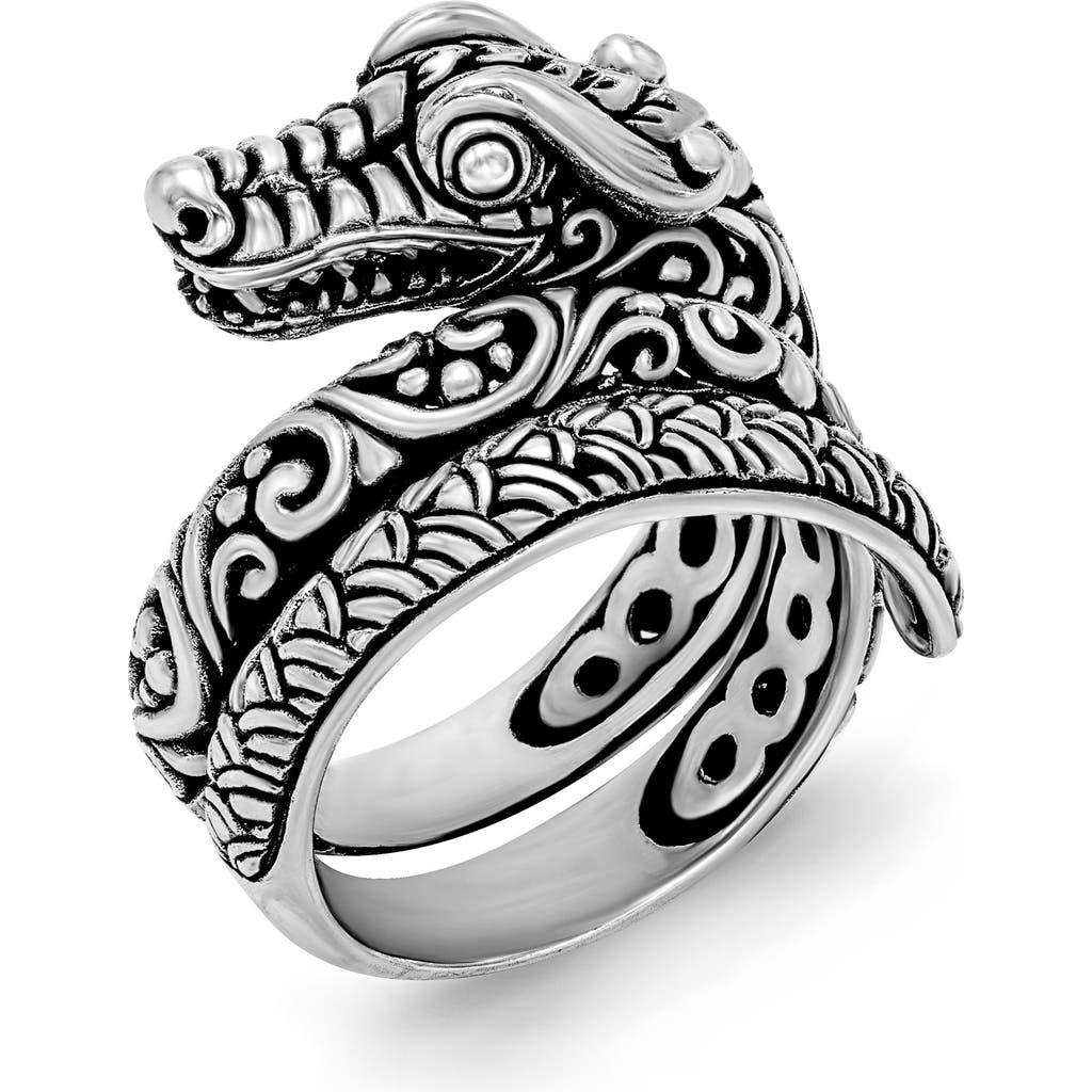 Samuel B. Dragon Ring In Silver