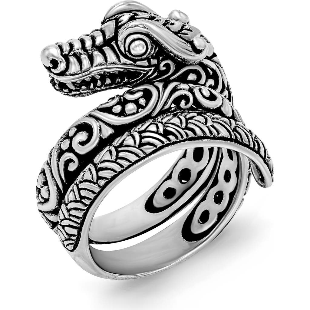 Samuel B. Dragon Ring In Silver
