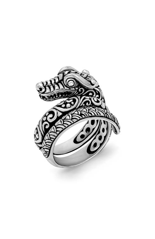 Samuel B. Dragon Ring In Silver