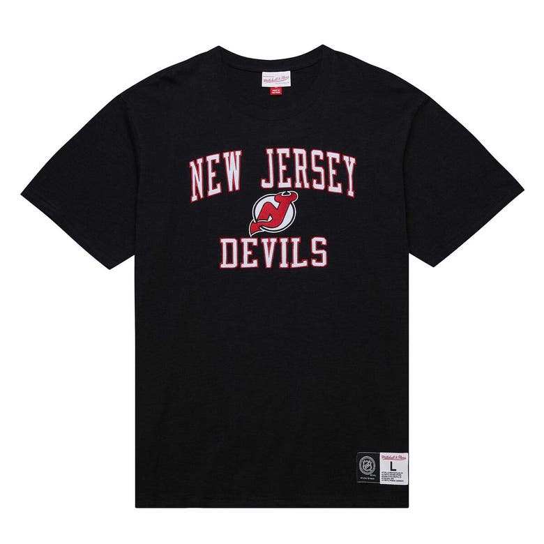 Mitchell & Ness Men's  Black New Jersey Devils Legendary Slub T-shirt In Black