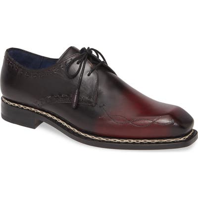 Mezlan Vladimir Plain Toe Derby, Red