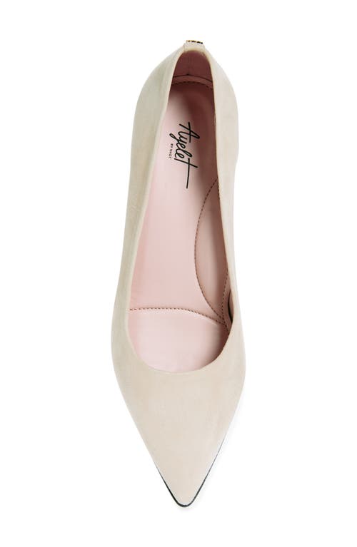 Shop Naot Margot Pointed Toe Pump In Taupe Classic Suede