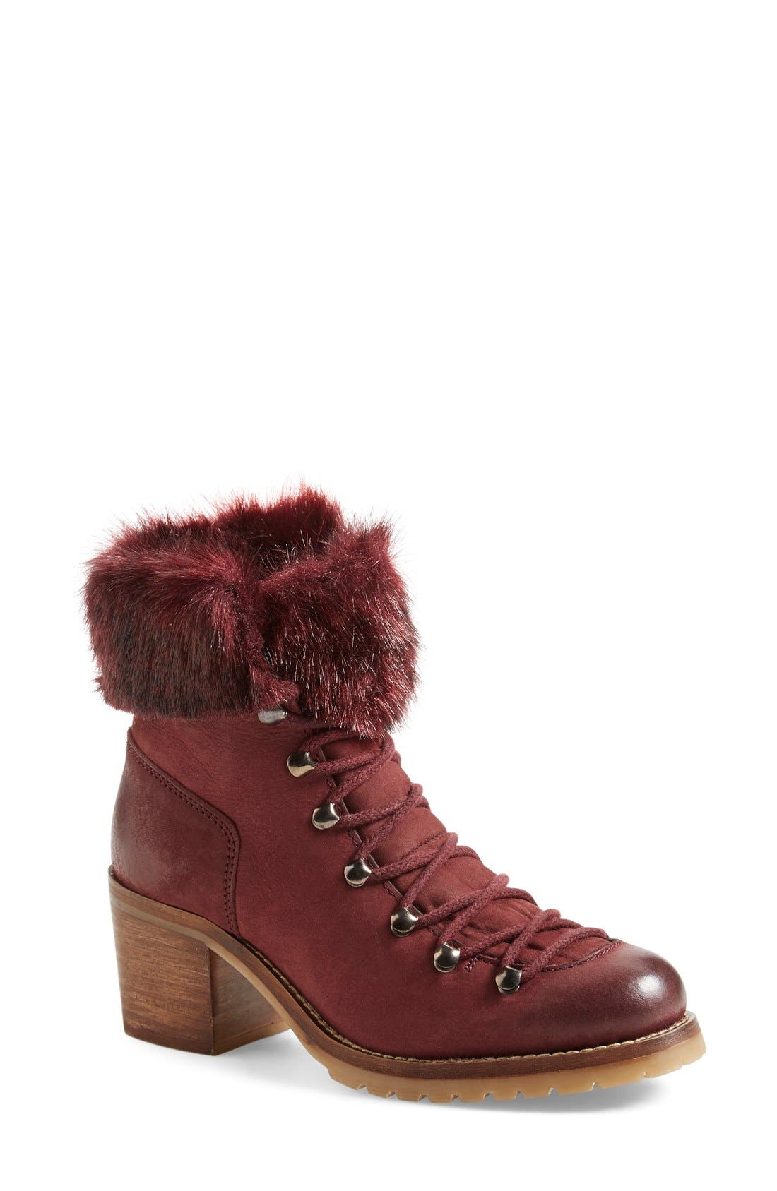 steve madden fur booties