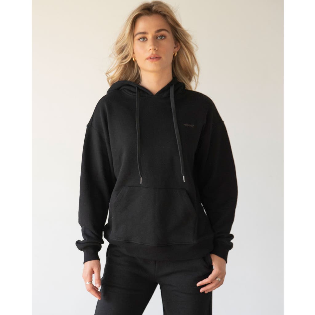 Rebody Active Rebody Lifestyle Hoodie In Metropolis Black/slate