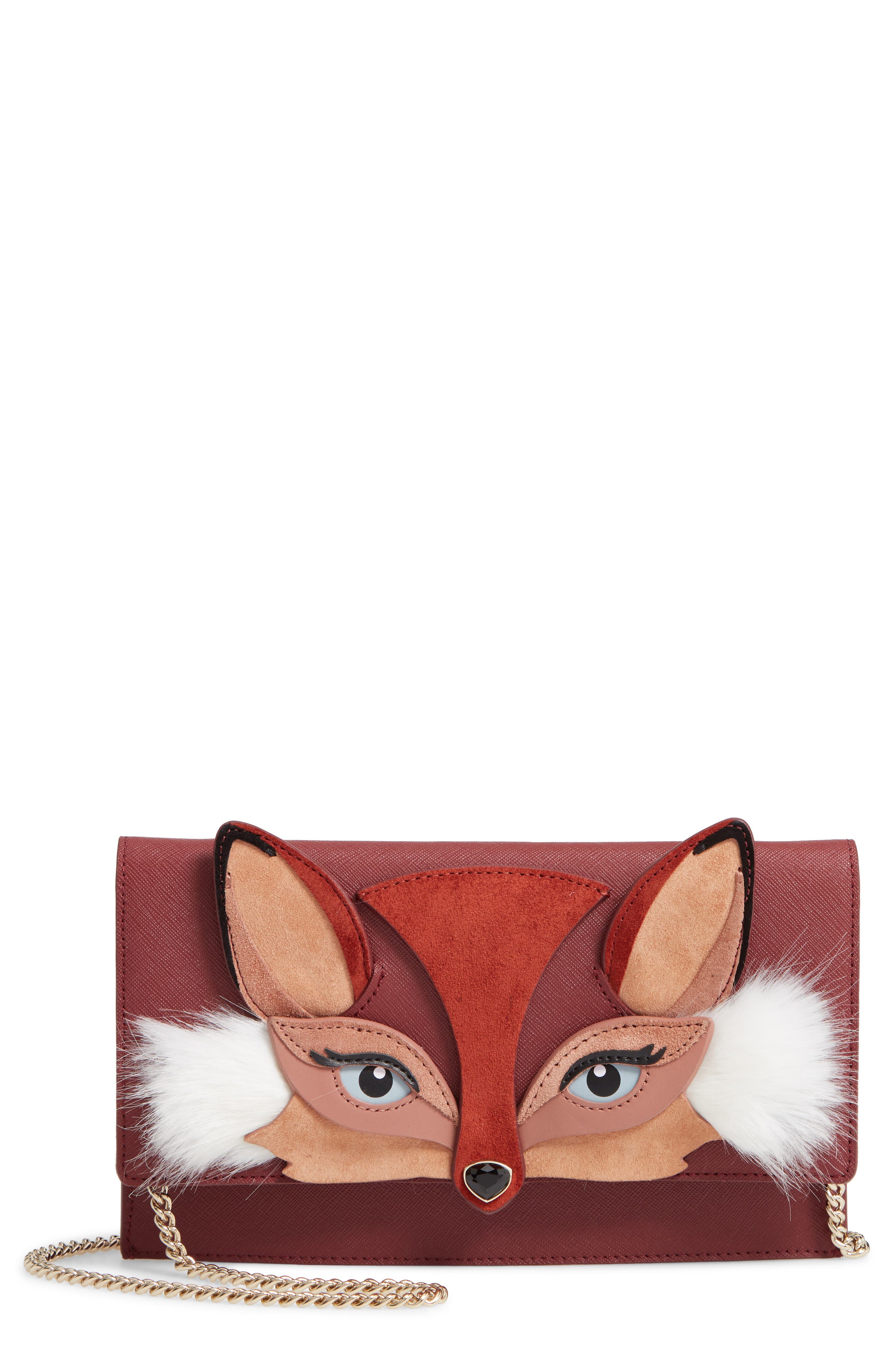 kate spade fox coin purse