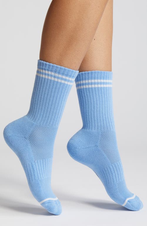 Le Bon Shoppe Boyfriend Crew Socks in French Blue at Nordstrom