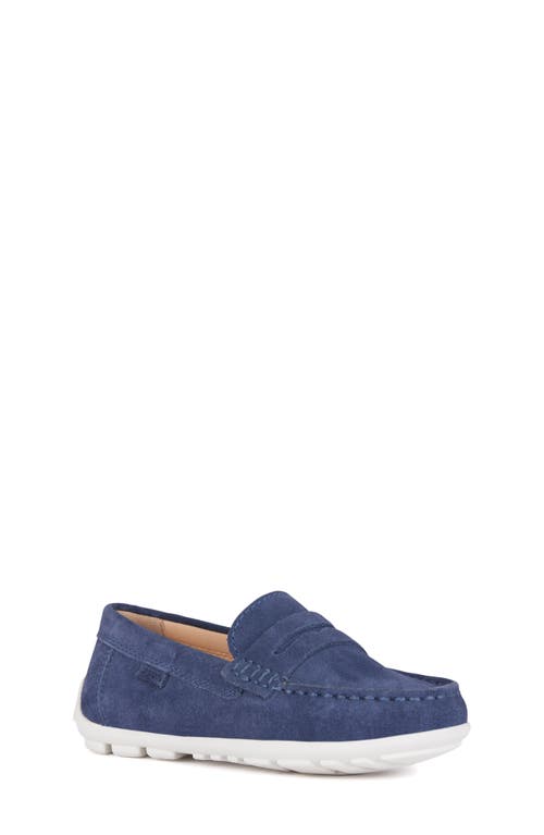 Geox Fast Penny Loafer In Blue