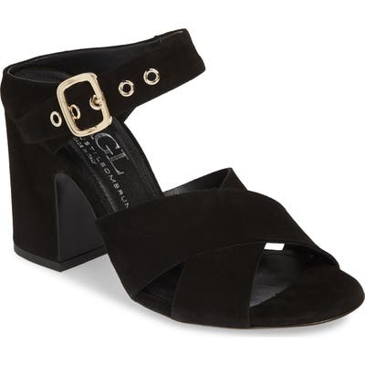 Agl Two Band Sandal, Black