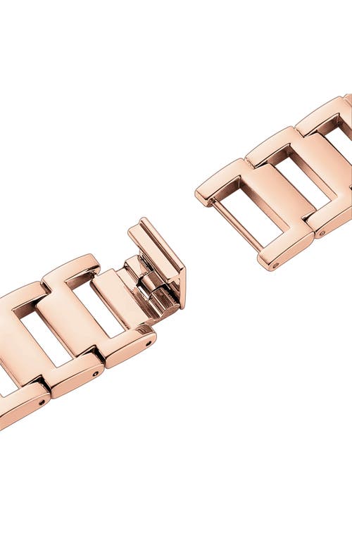 The Posh Tech Clara 38mm Apple Watch® Bracelet Watchband In Rose Gold