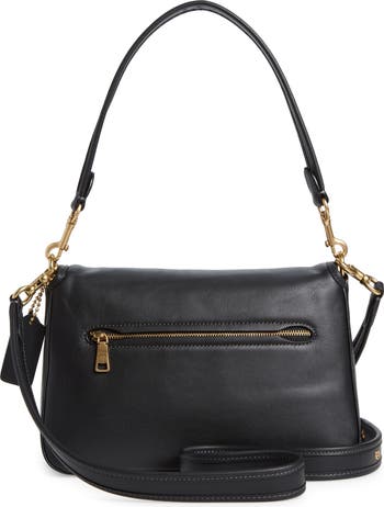 Coach Green Pebbled Leather Small Shadow Chain Strap Crossbody Bag - $350