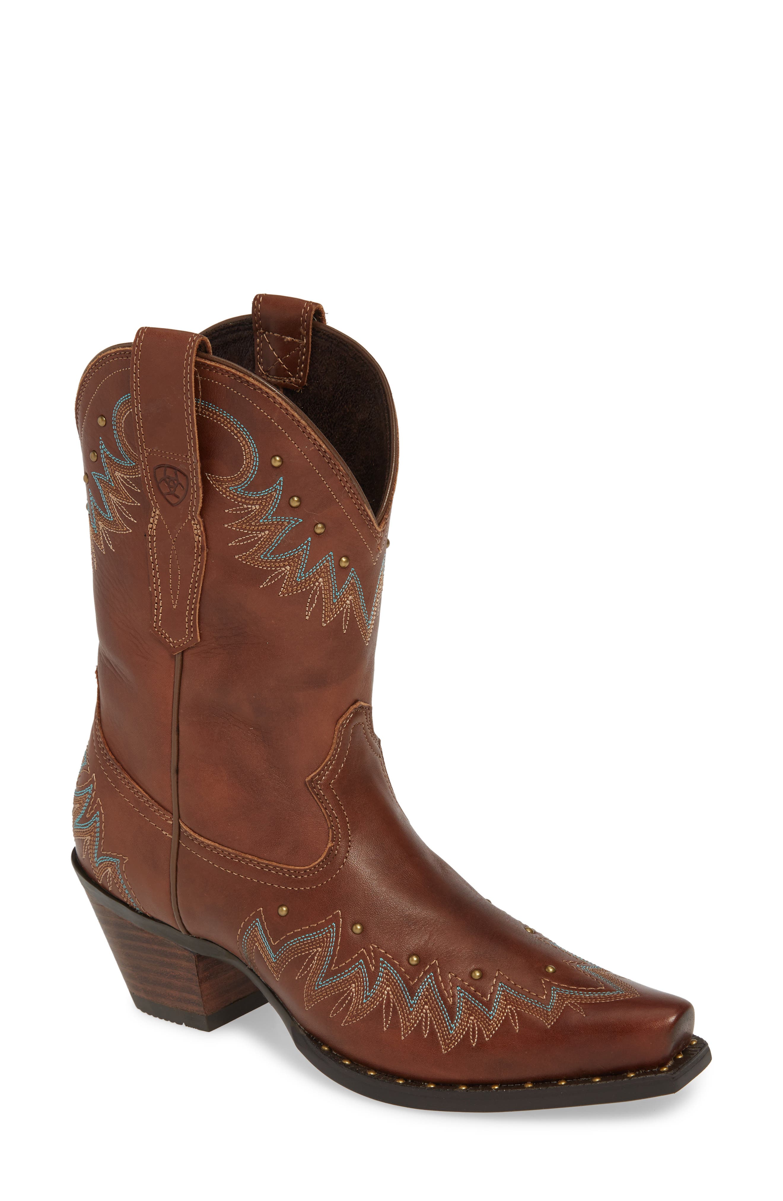 Ariat Potrero Western Boot- Brown