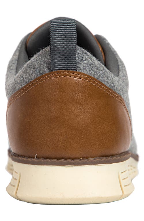 Shop Deer Stags Status Comfort Sneaker In Grey/luggage