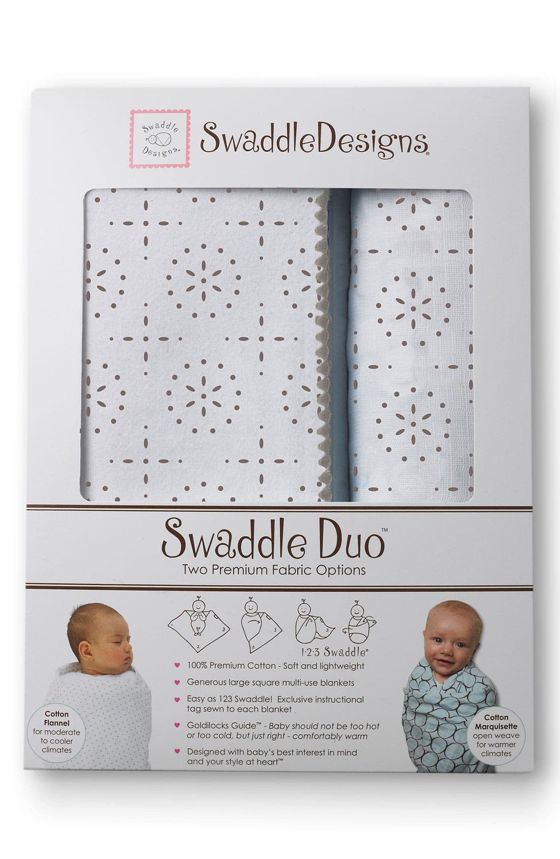 Swaddle Designs Pattern Blanket (Set of 2) Nordstrom